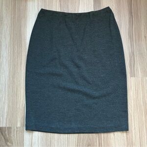 J. Crew Wool Charcoal Pencil Skirt